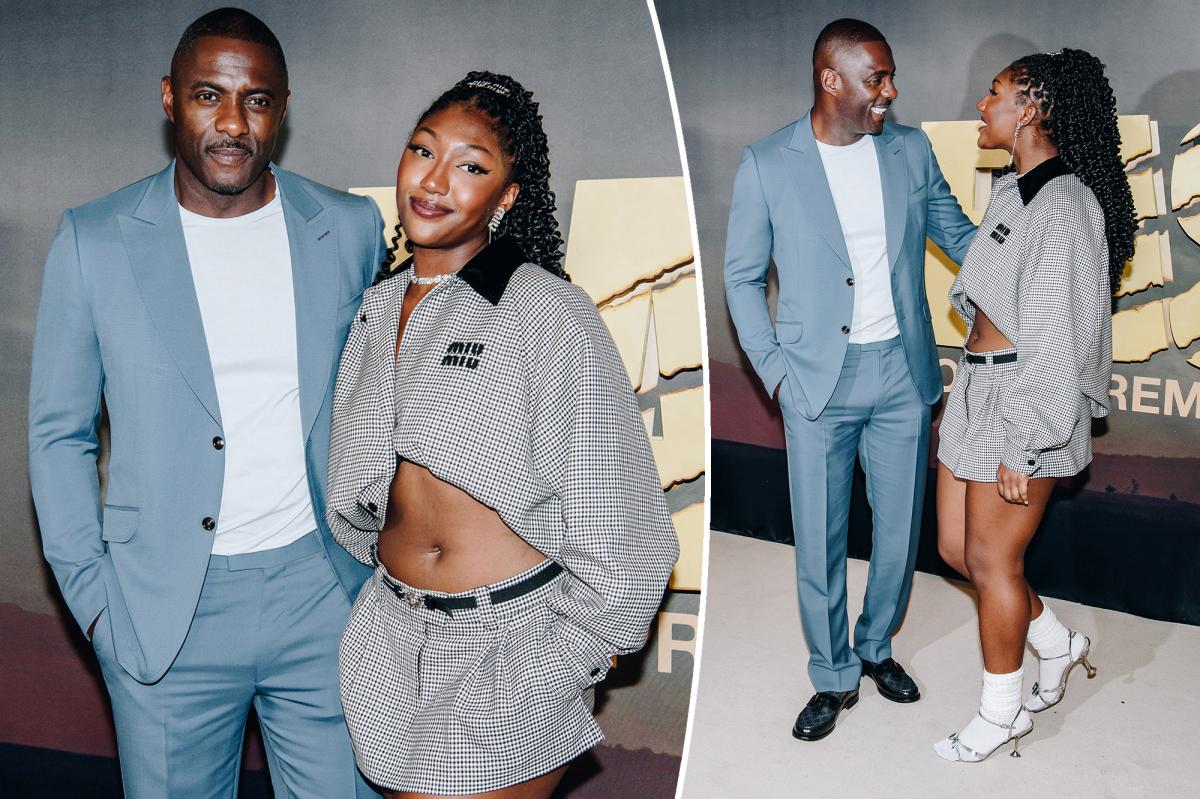 Idris Elba's Daughter Isan Creates Rare Red Carpet For 'Beast' Premiere In NYC