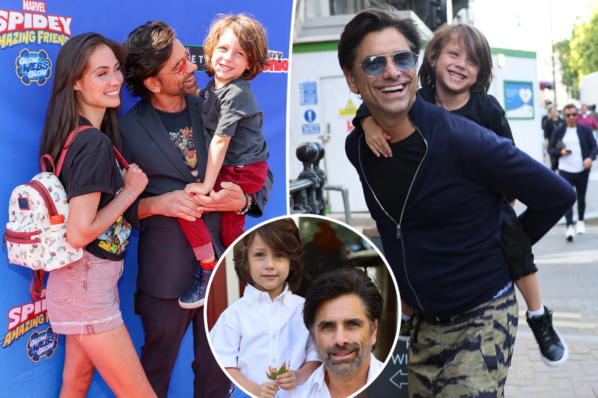 John Stamos tries 'not to cry' when son Billy goes to school