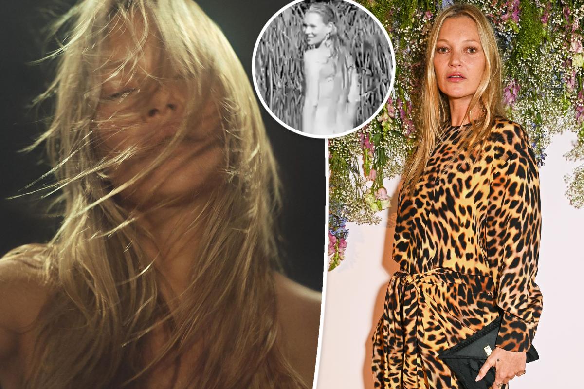 Kate Moss goes nude to announce new wellness brand Cosmoss