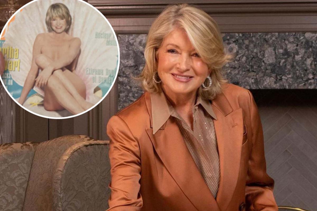 Martha Stewart rediscovers her naked magazine cover