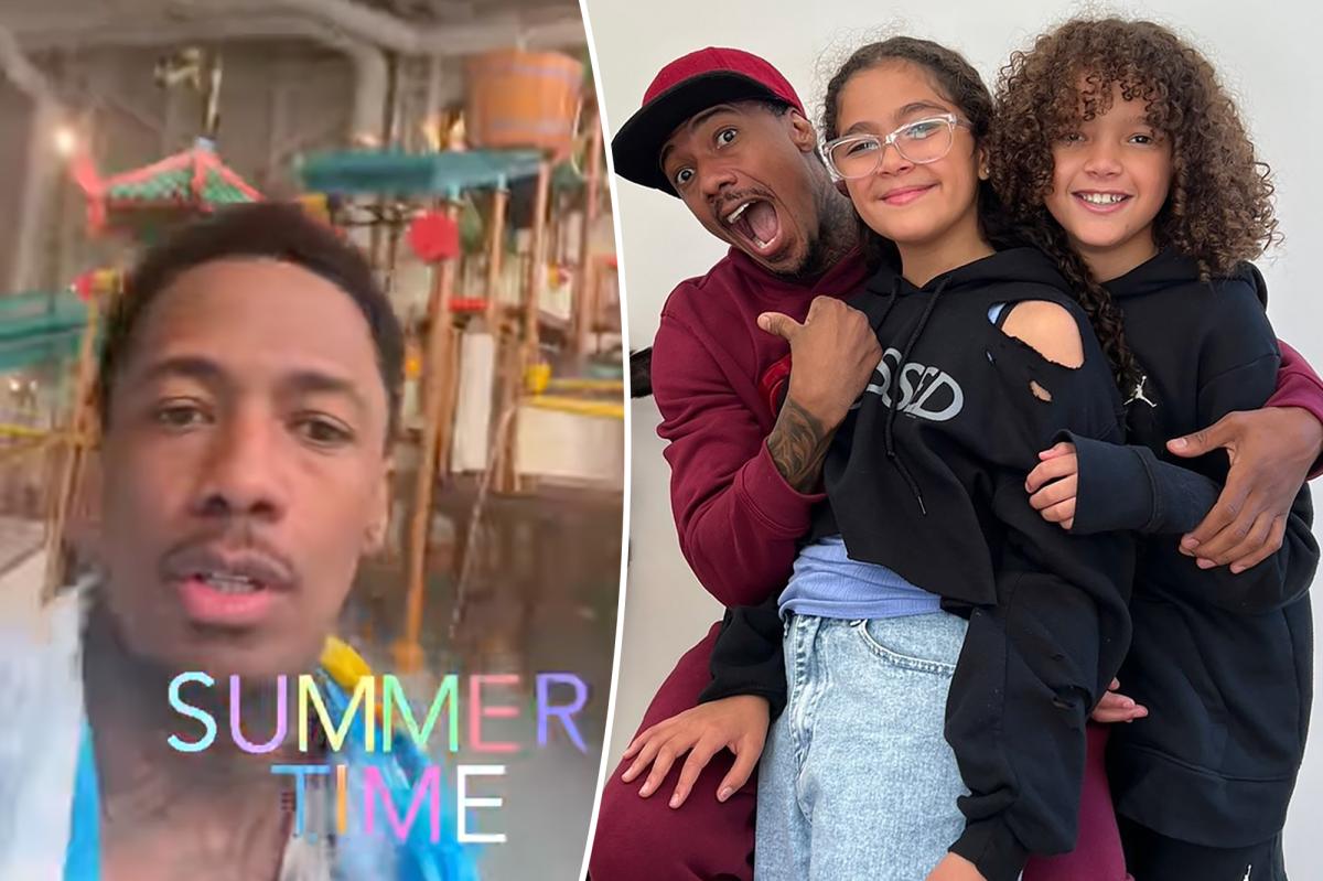 Nick Cannon rents out water park for 11-year-old twins