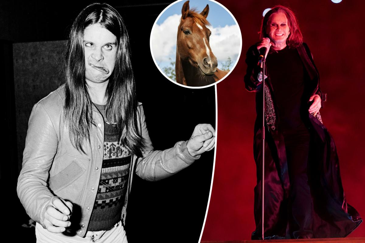 Ozzy Osbourne vowed never to take acid again after talking to a horse