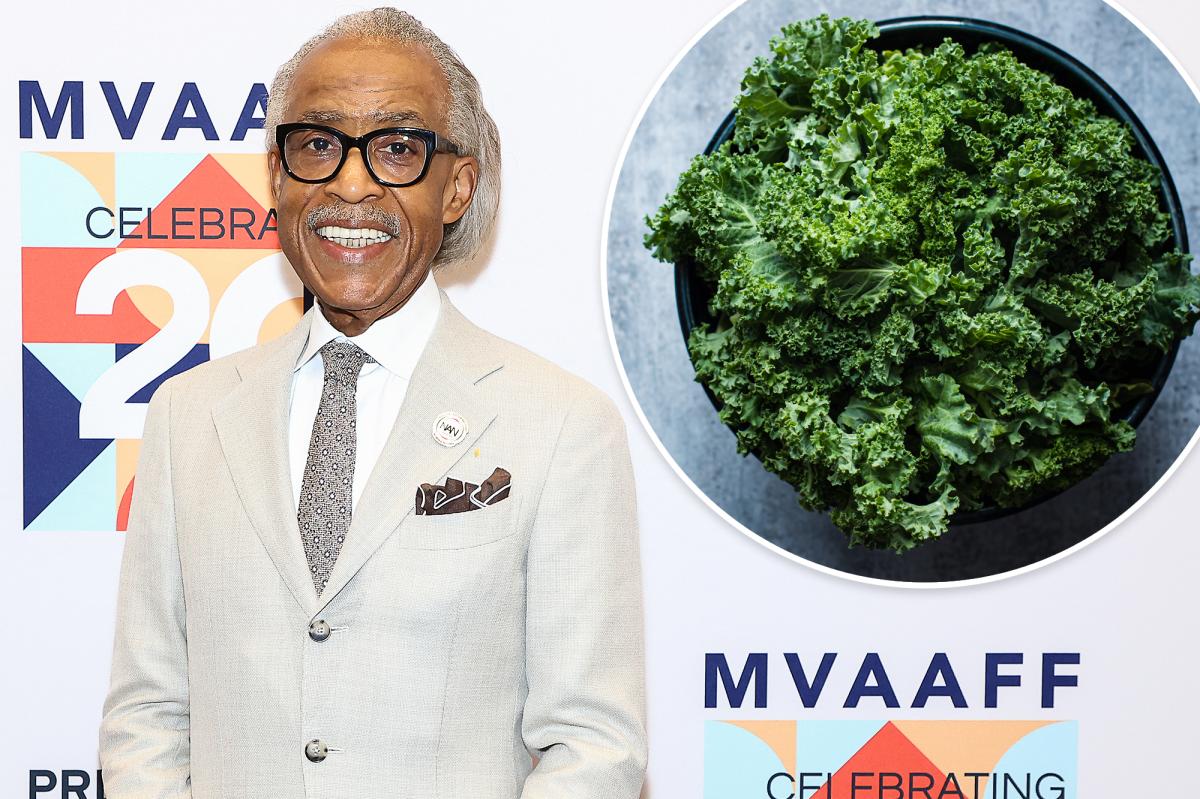 Rev. Al Sharpton's daily meal is kale salad