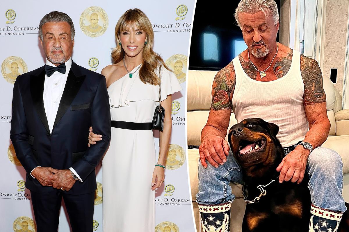 Sylvester Stallone Covers Reports That A Dog Caused Marriage To End