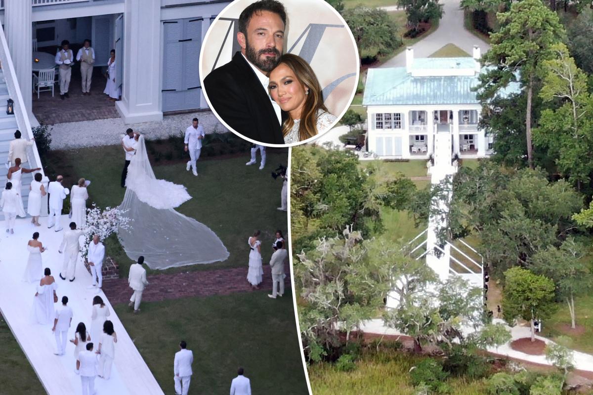 The BBQ After Jennifer Lopez and Ben Affleck's Wedding Begins in Georgia