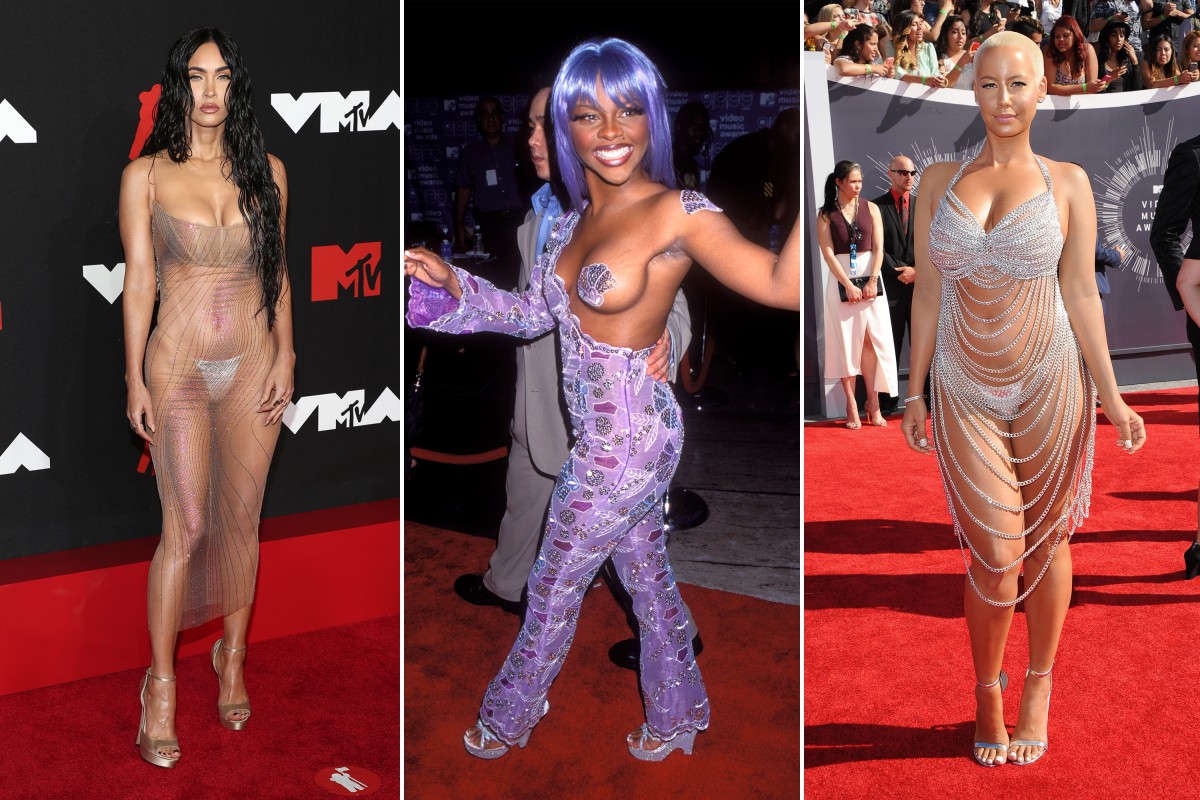 The Most Naked Outfits From MTV VMAs Of All Time