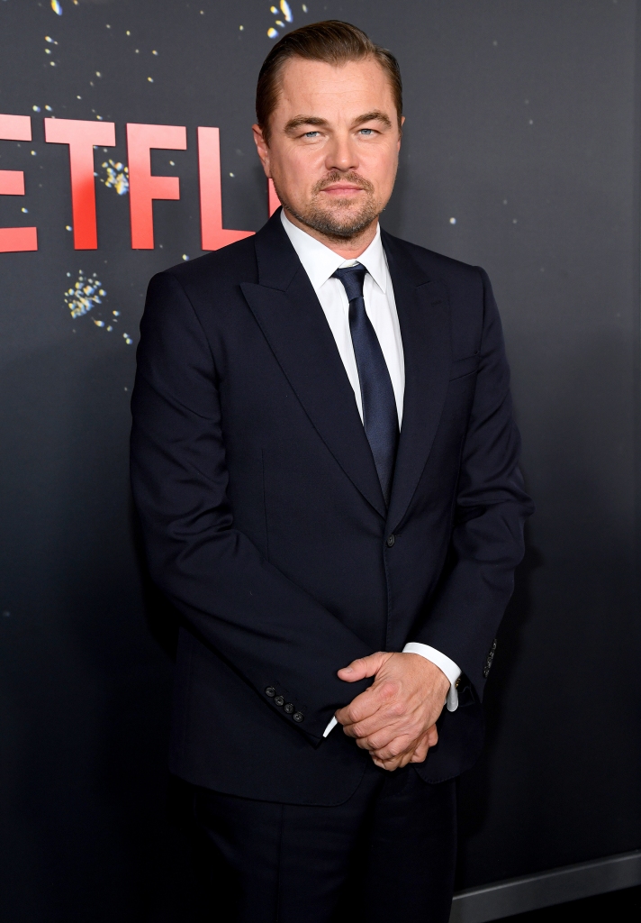 Leonardo DiCaprio attends the "don't look up" World premiere at Jazz at Lincoln Center on December 5, 2021.