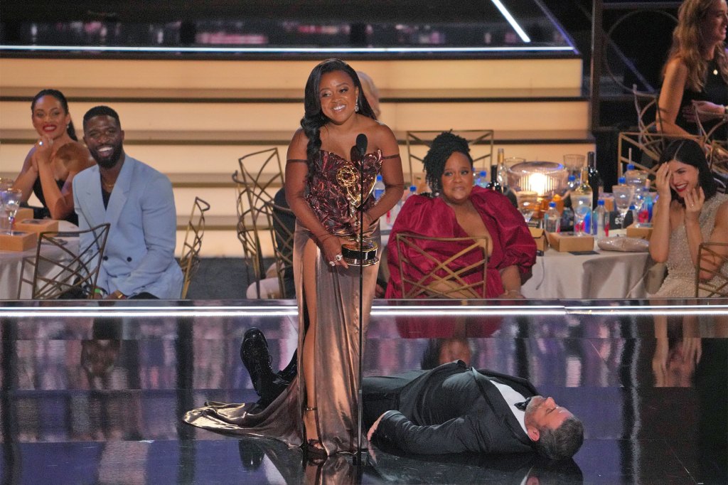   Quinta Brunson will likely tackle the stunt when she appears on "Jimmy Kimmel Live" on Wednesday evening. 