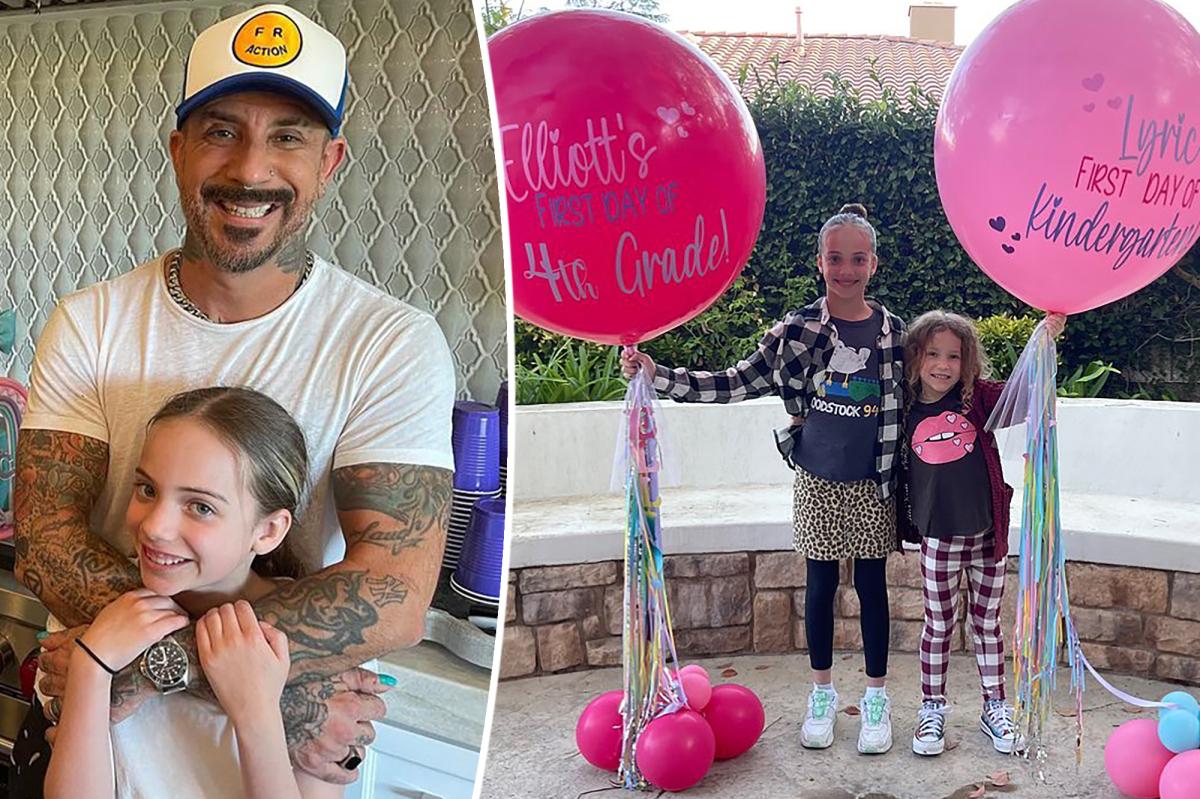 AJ McLean was 'overwhelmed' by daughter's name change