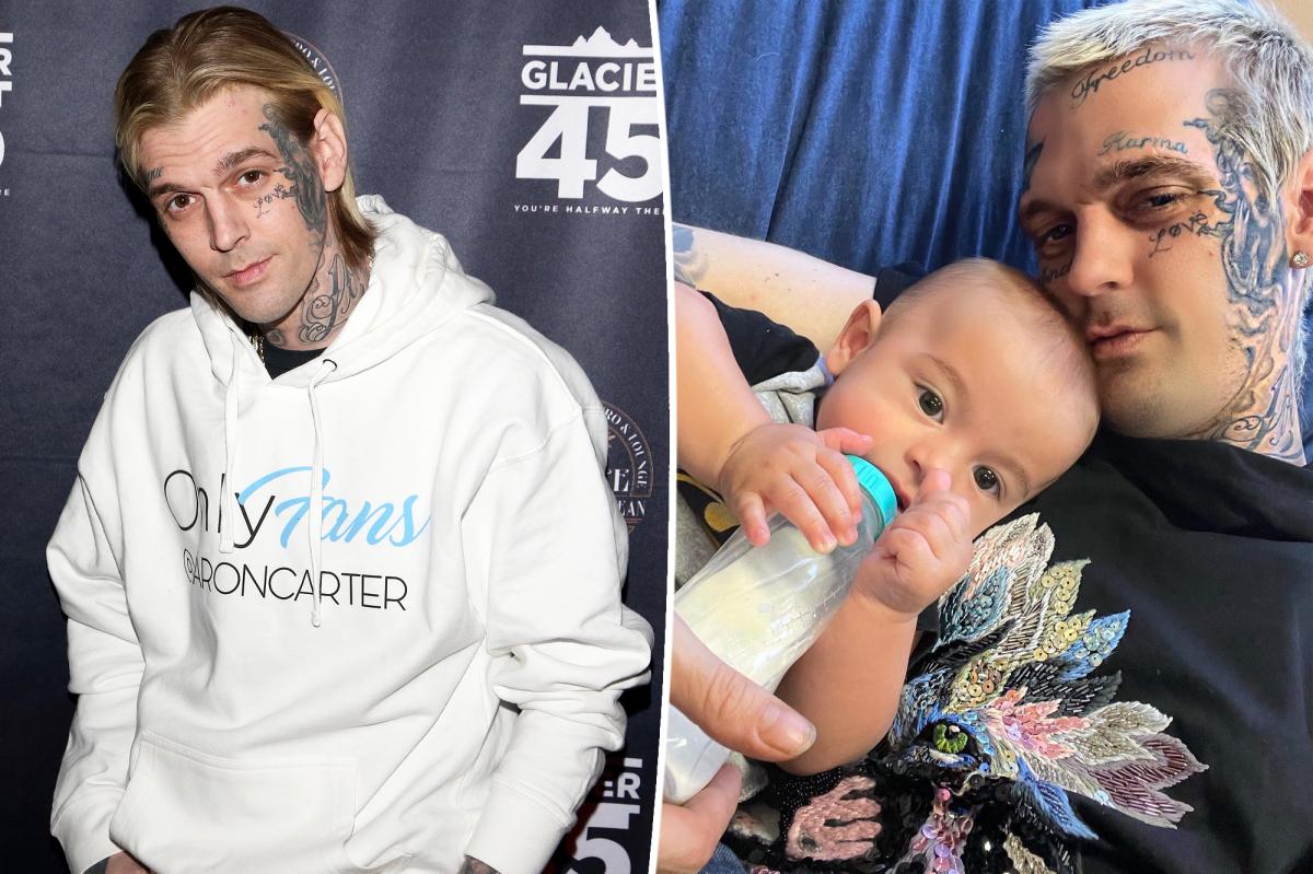 Aaron Carter returns to rehab, loses custody of 9-month-old son