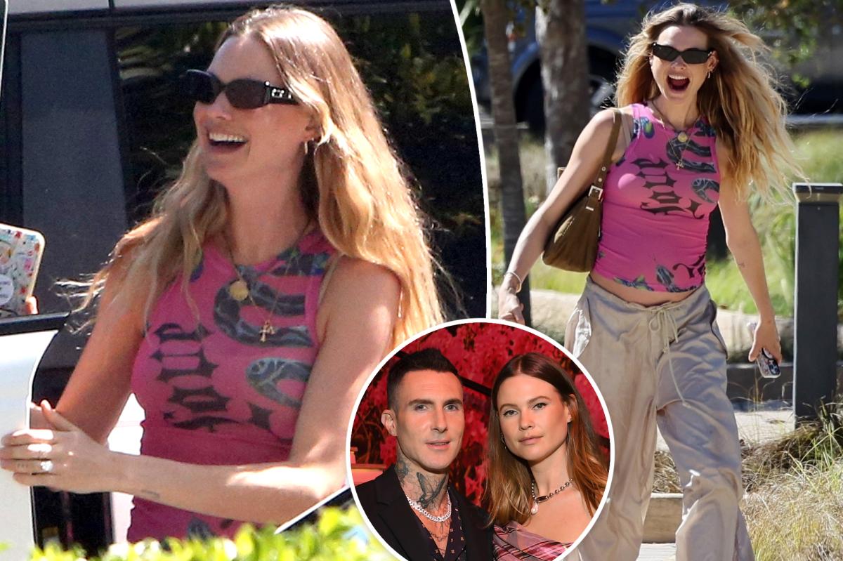 Behati Prinsloo's outfit sends message amid Adam Levine affair allegations