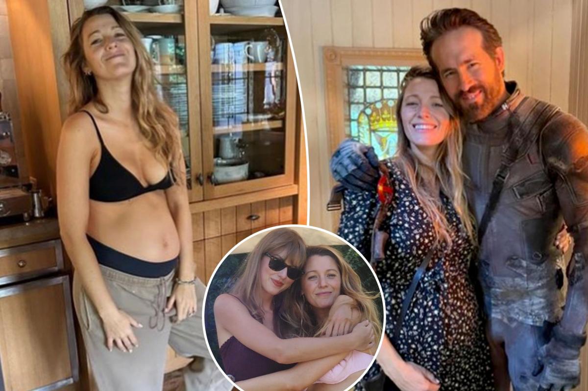 Blake Lively posts maternity photos to undermine paparazzi guarding her home
