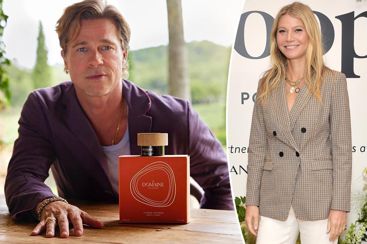 Brad Pitt launches Le Domaine skincare line, inspired by ex Gwyneth's Goop