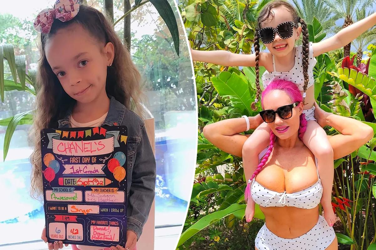 Coco Austin gets emotional when daughter Chanel goes to school