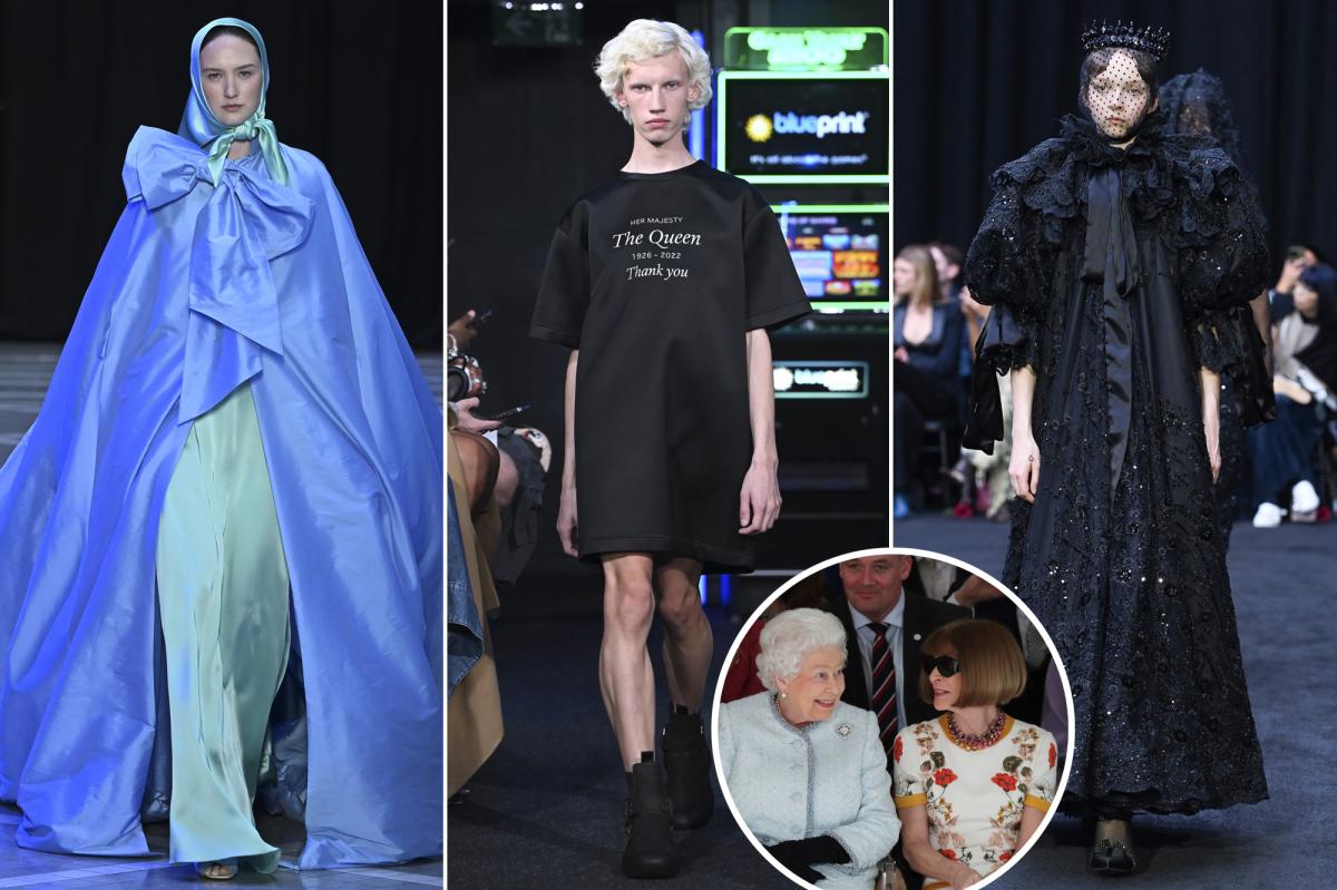 Designers pay tribute to Queen Elizabeth II during London Fashion Week
