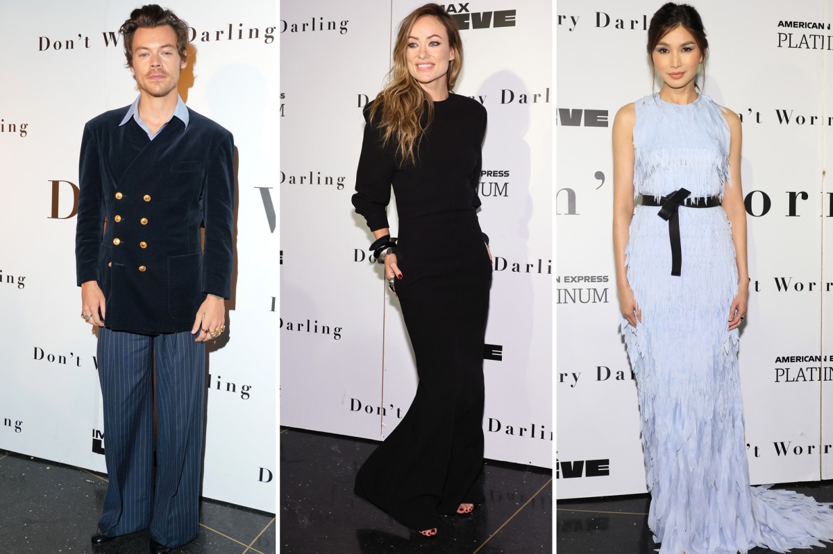 'Don't Worry Darling' Cast Shines at NYC Event