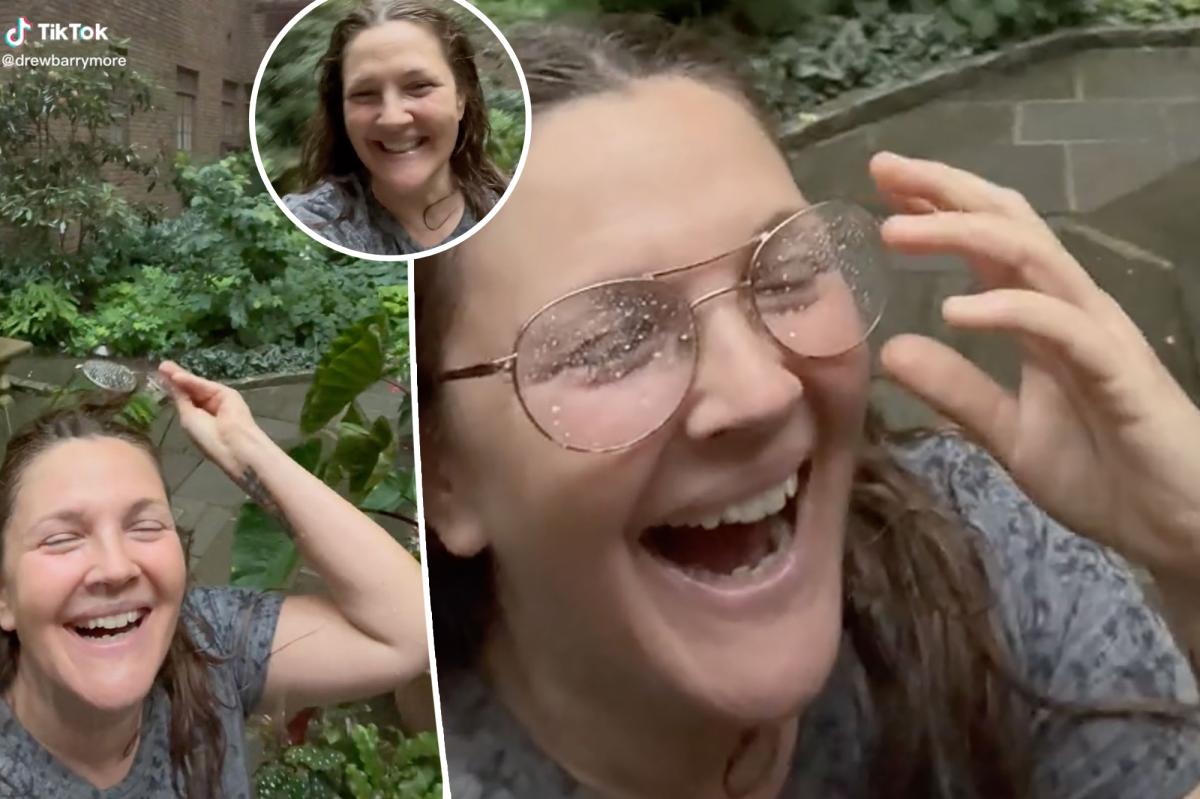 Drew Barrymore 'Had No Idea' Her Rain Video Was Going Viral