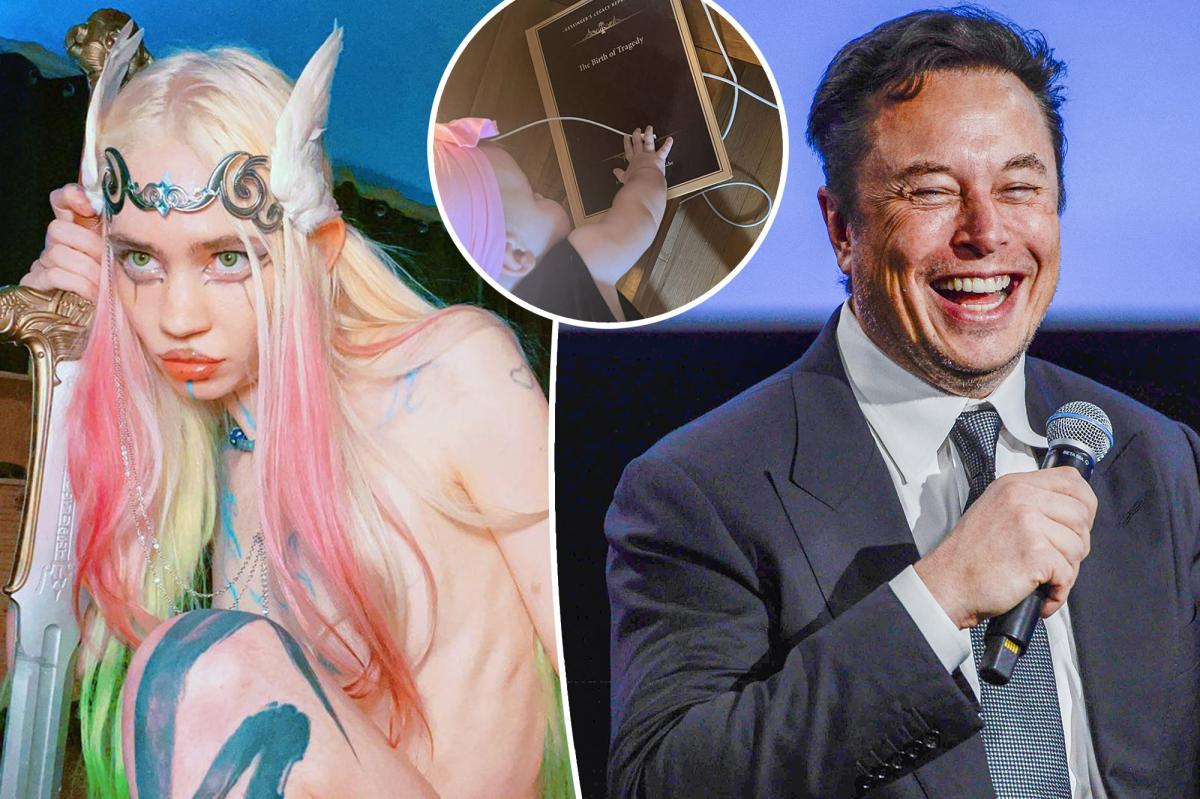 Grimes shares rare photo of her and Elon Musk's daughter Exa