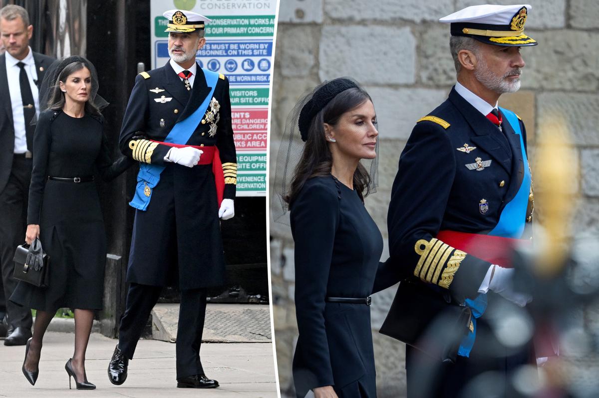 How Queen Letizia of Spain Honored Queen Elizabeth at the Funeral