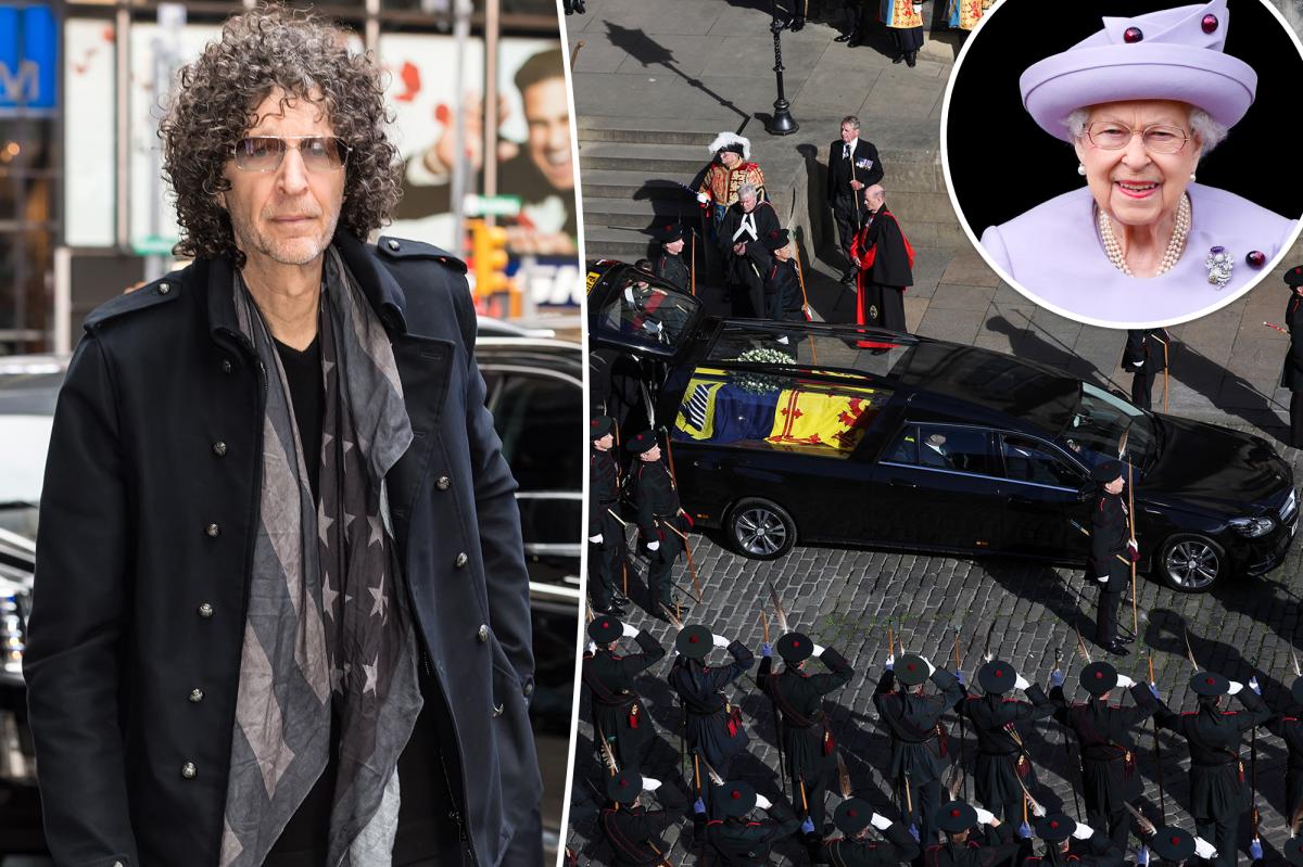 Howard Stern Condemns US Reporting of Queen's Death