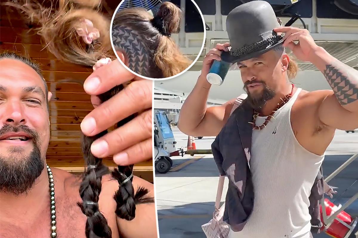 Jason Momoa Reveals New Head Tattoo After He's Shaved His Hair