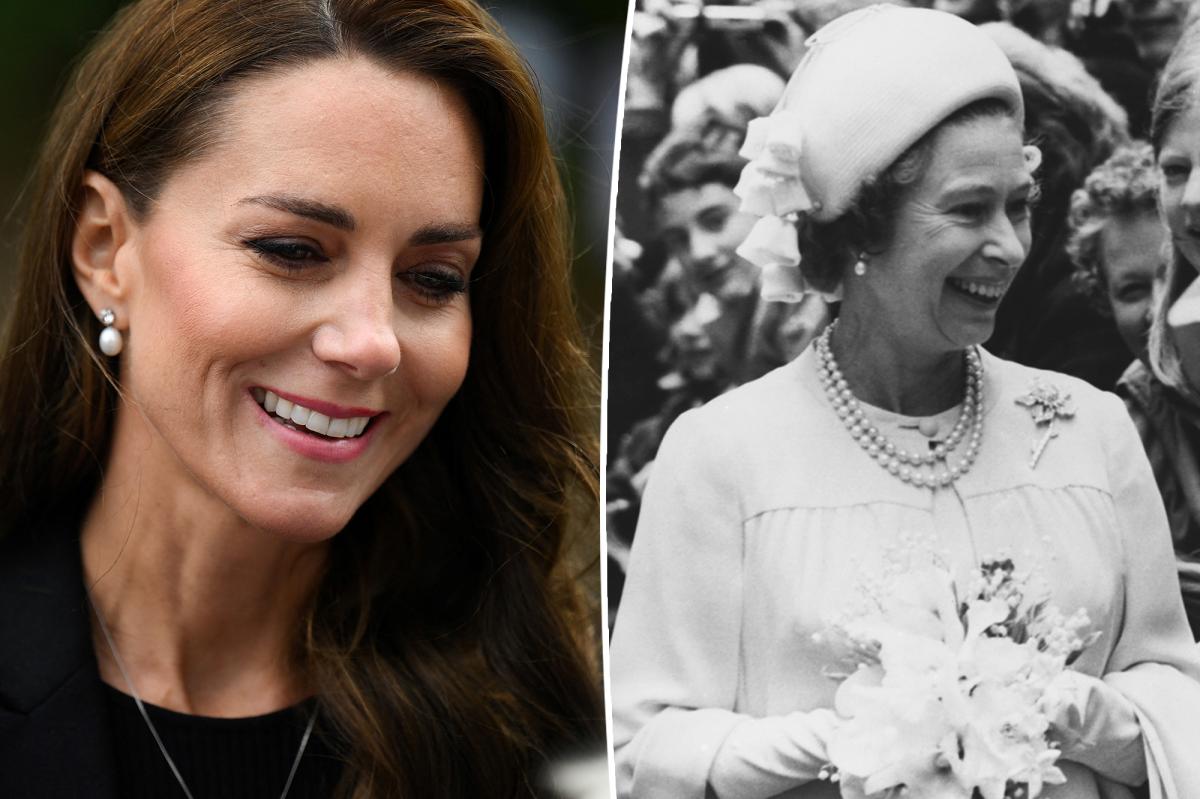 Kate Middleton wears Queen Elizabeth earrings to Sandringham