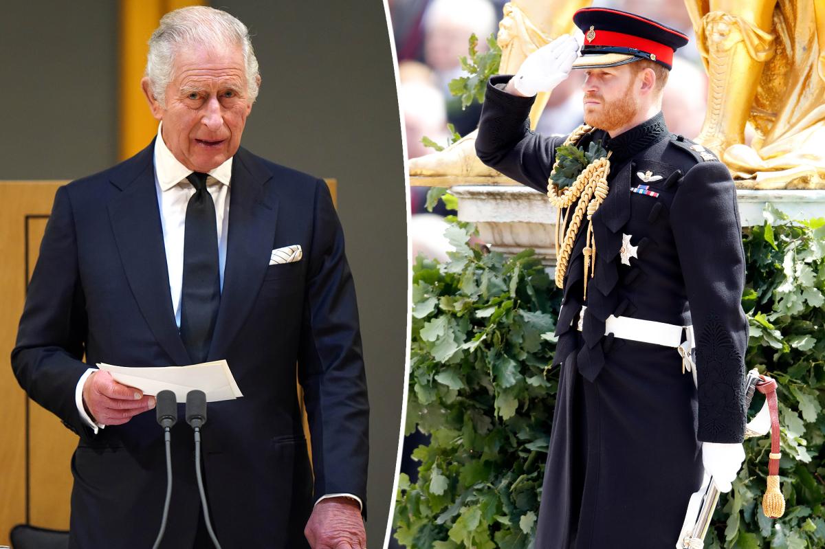 King Charles III gave Prince Harry permission to wear military uniform
