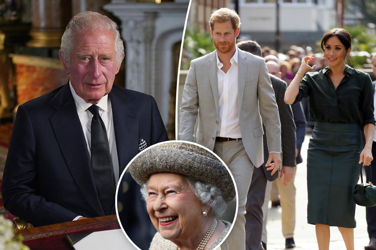 King Charles sends love to Harry, Meghan after Queen's death