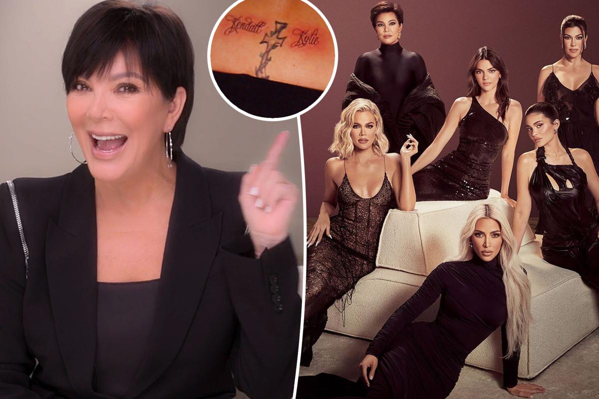 Kris Jenner reminds fans she has a 'tramp stamp' tattoo