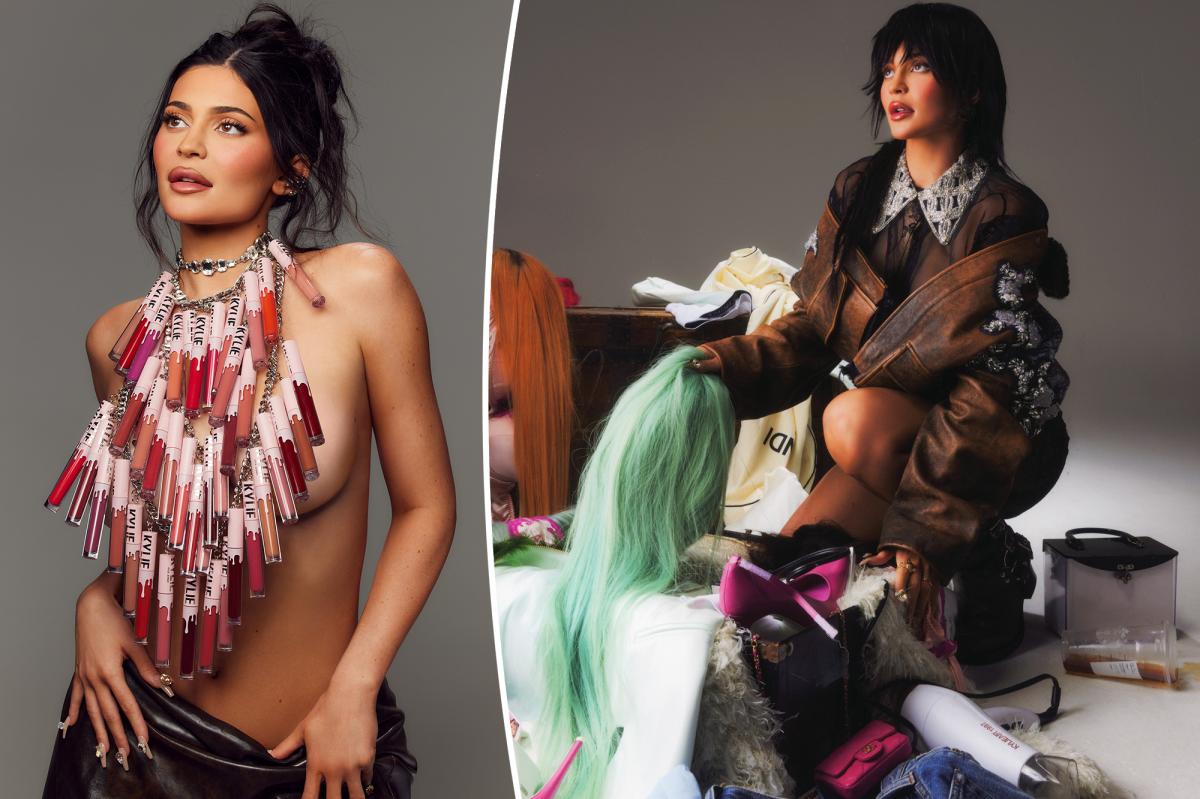 Kylie Jenner Wears Lipstick 'Top' On CR Fashion Book Cover