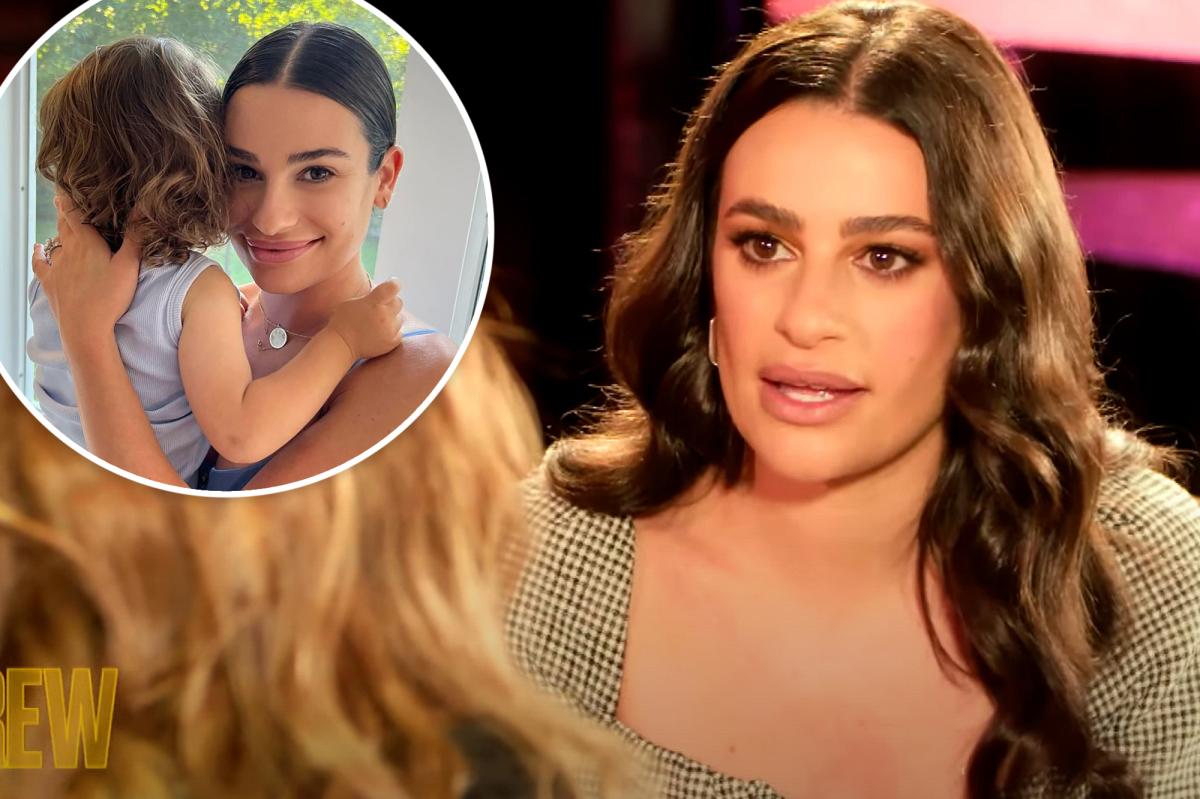 Lea Michele Says Motherhood Was 'Grounded' After 'Glee' Reaction
