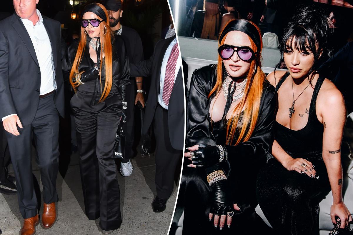 Madonna, daughter Lourdes Leon rock matching outfits at Tom Ford show