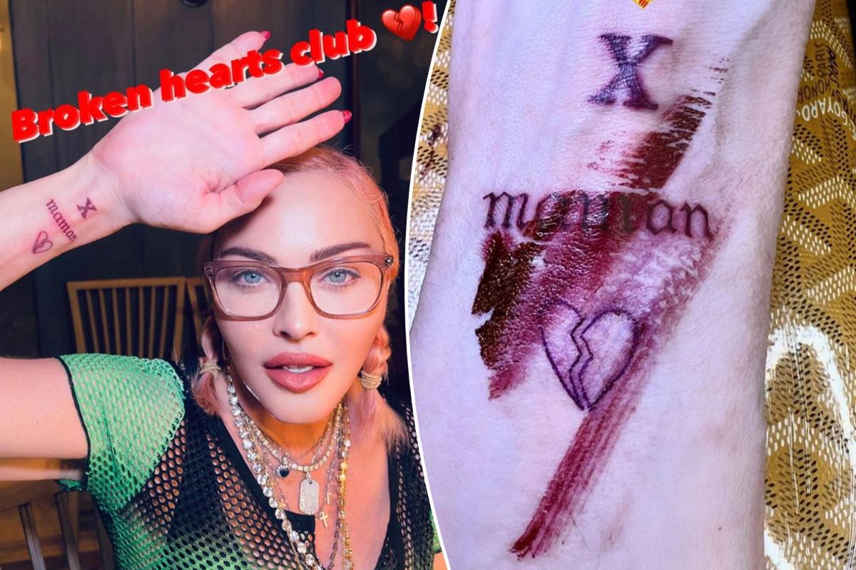 Madonna shares cryptic messages with tattoo she got to honor her mother