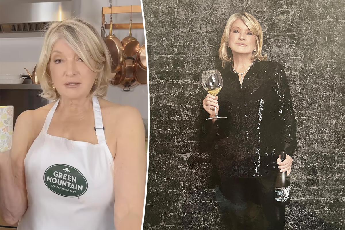 Martha Stewart, 81, goes topless to promote coffee brand