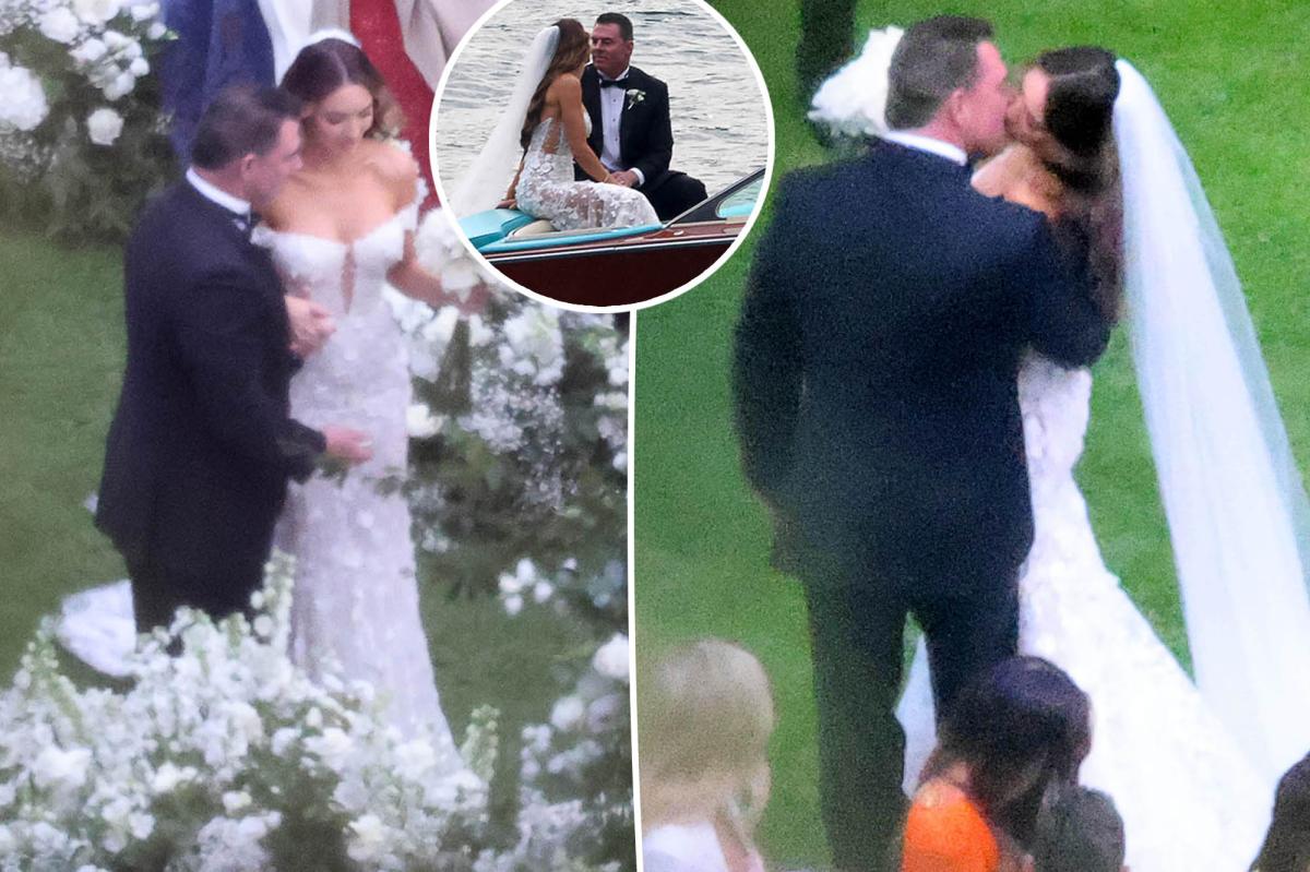 Meghan King's ex Jim Edmonds marries Kortnie O'Connor in Italy