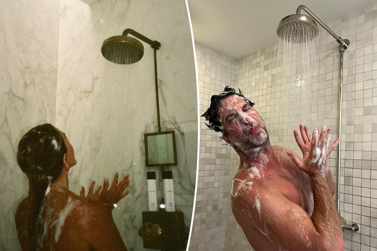 Naked David Schwimmer Teases Jennifer Aniston With Shower Photo