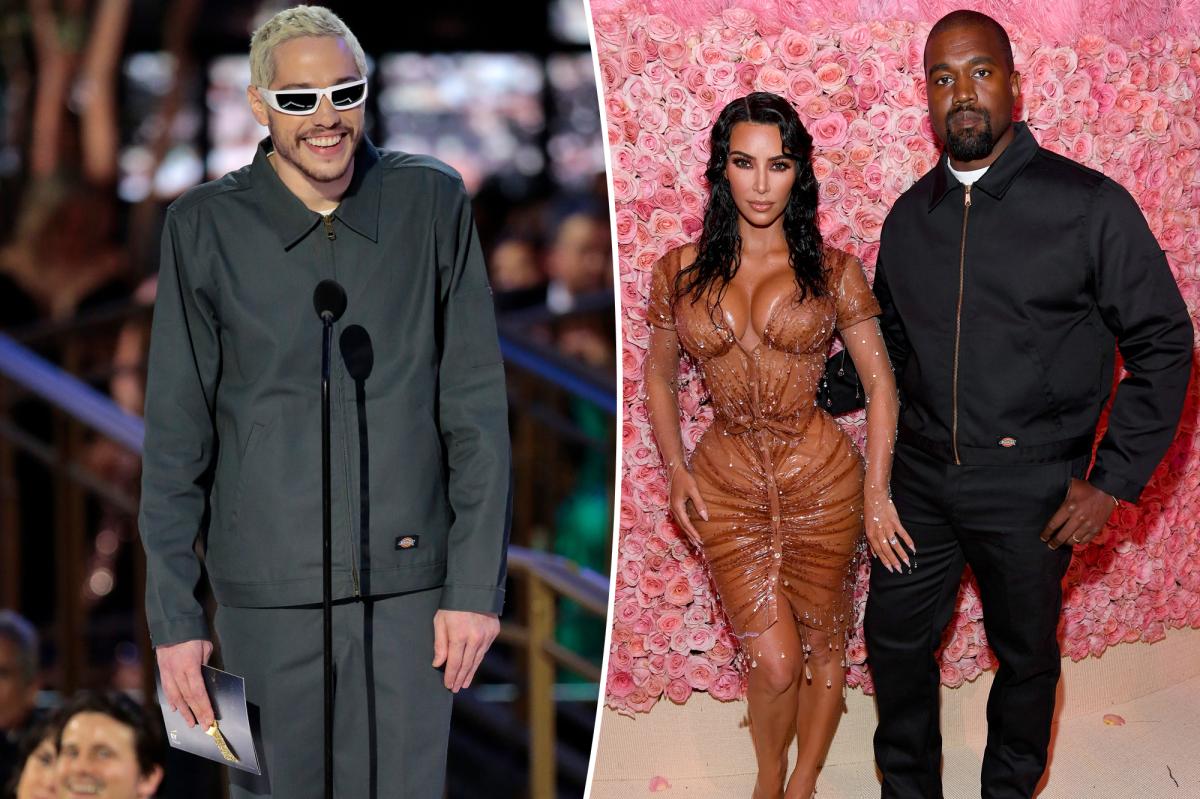 Pete Davidson Replicates Kanye West's Met Gala Look At Emmy's 2022