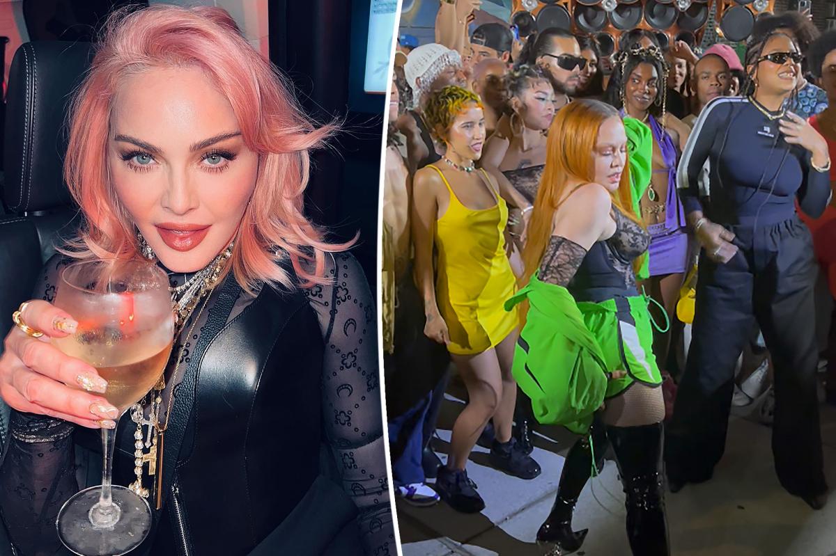 Police called to record Madonna's video clip after noise complaints
