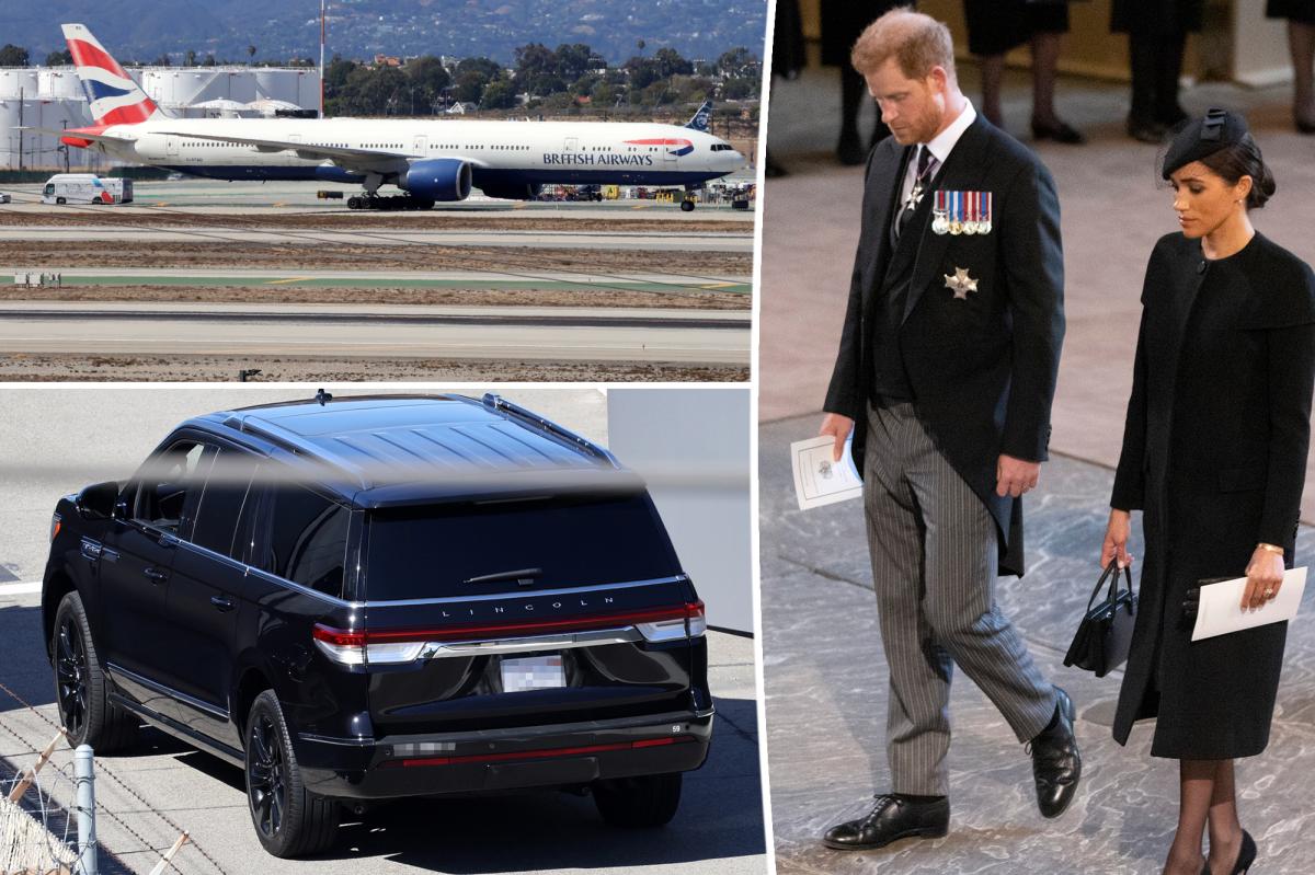 Prince Harry and Meghan Markle Return to California After Queen's Funeral