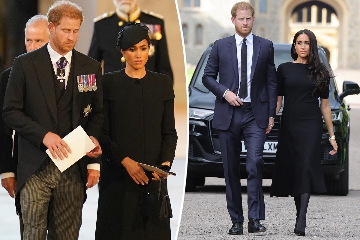 Prince Harry and Meghan Markle uninvited at the funeral reception
