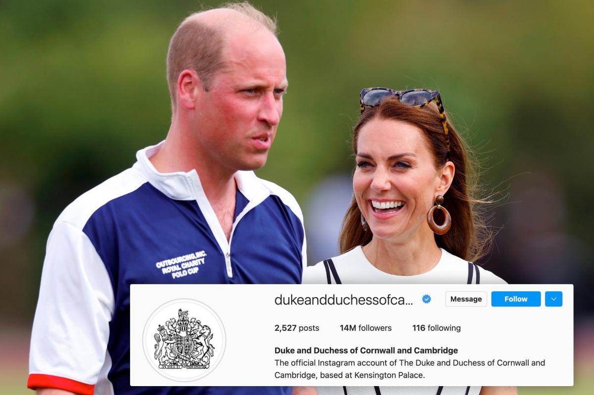 Prince William and Kate Middleton take over Cornwall title on social media