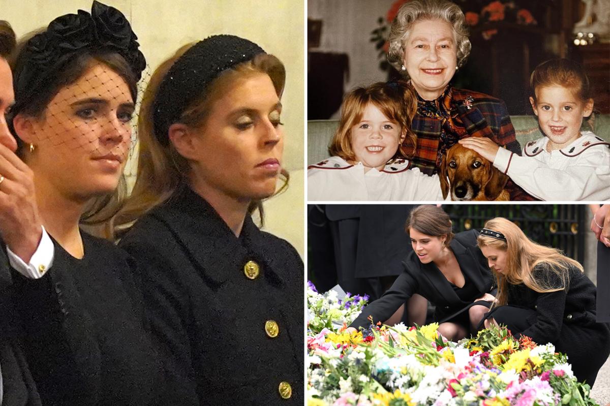 Princesses Beatrice and Eugenie mourn the death of Queen Elizabeth II