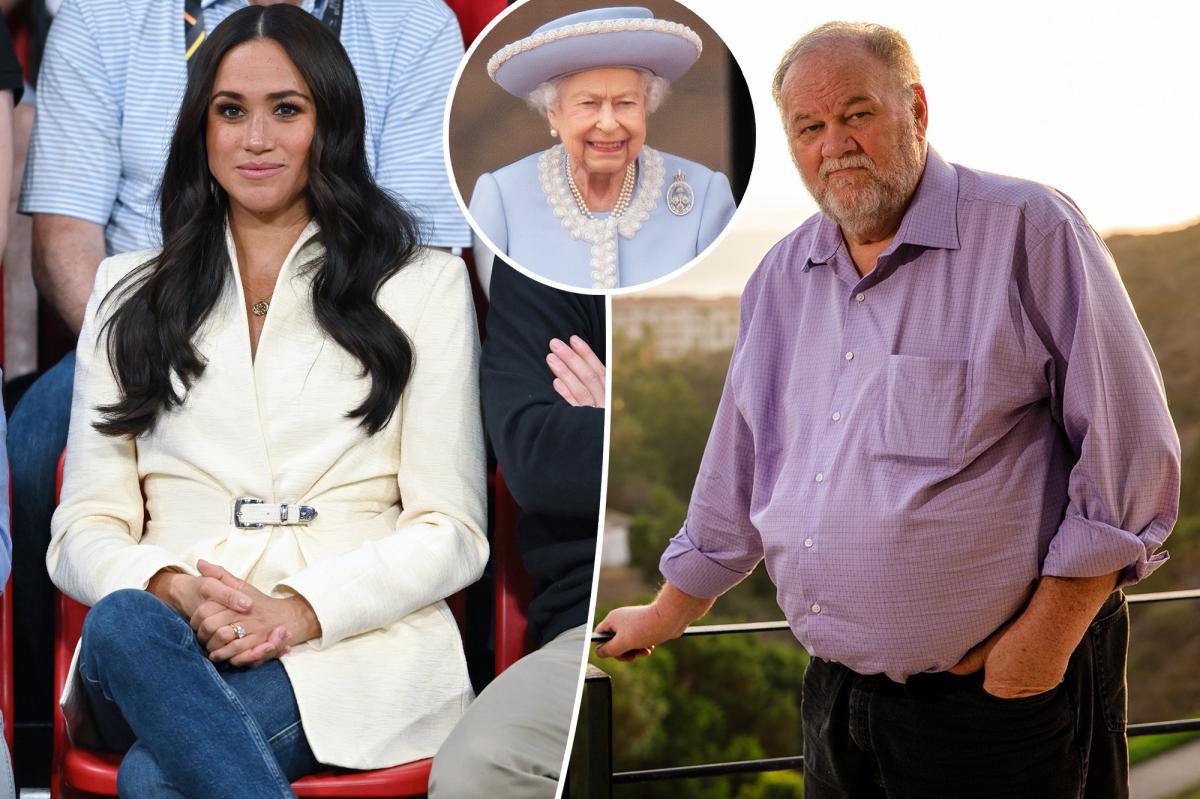 Queen Elizabeth II wanted Meghan Markle to make amends with father Thomas