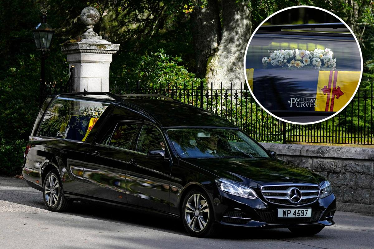 Queen Elizabeth II's body leaves Balmoral en route to Windsor
