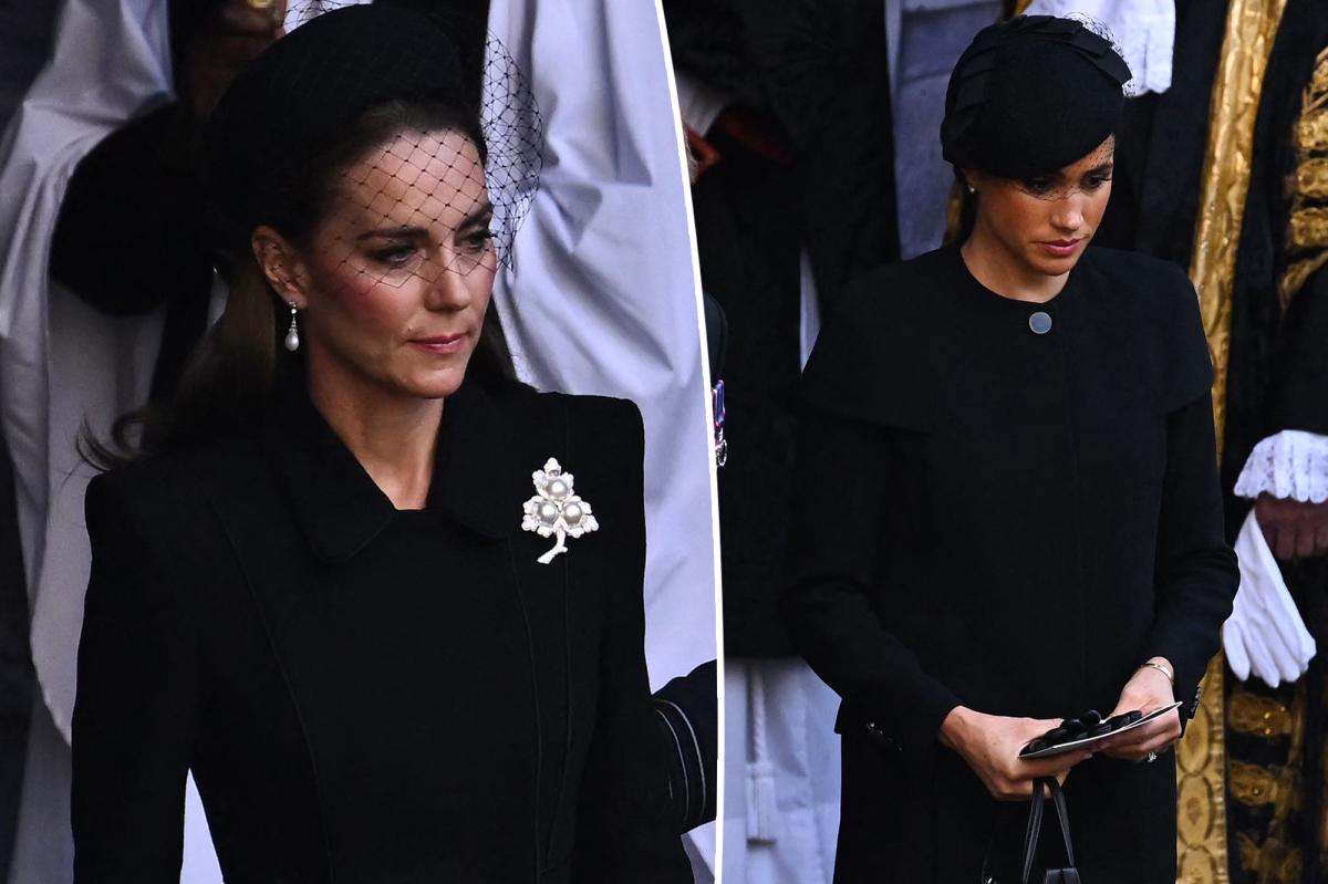 Royal family honors queen with pearl jewelry for funeral