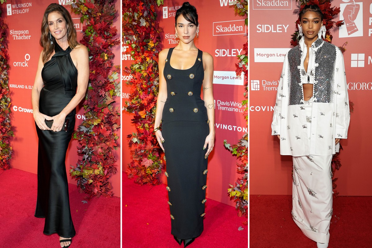 See celebrities on the red carpet of Amal and George Clooney's Albie Awards