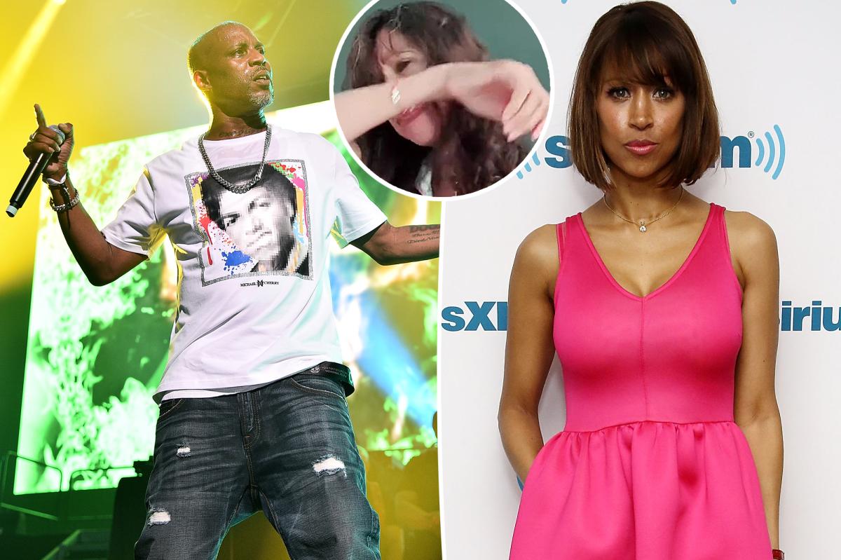Stacey Dash cries on TikTok when she hears DMX passed away a year ago
