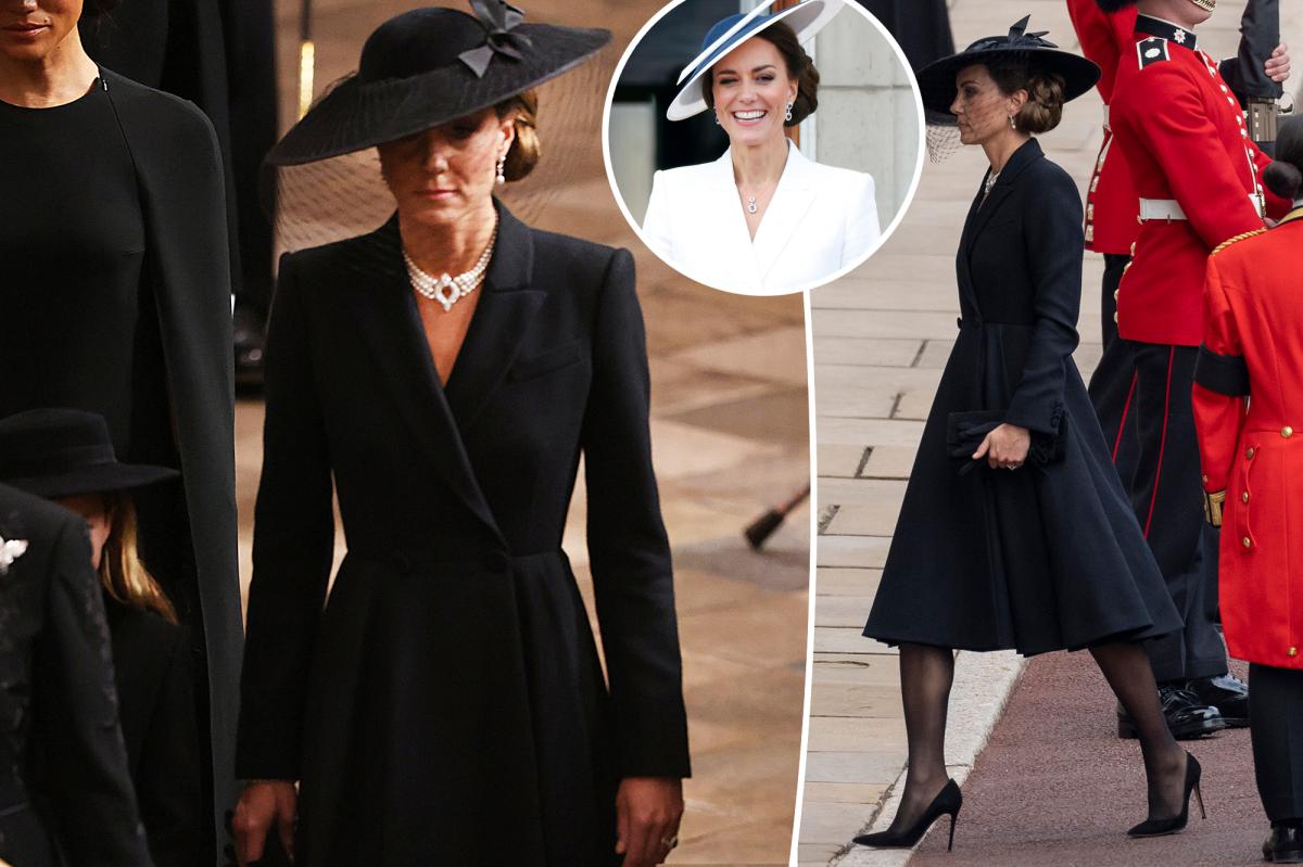 The Symbolism Behind Kate Middleton's Dress at Queen Elizabeth's Funeral