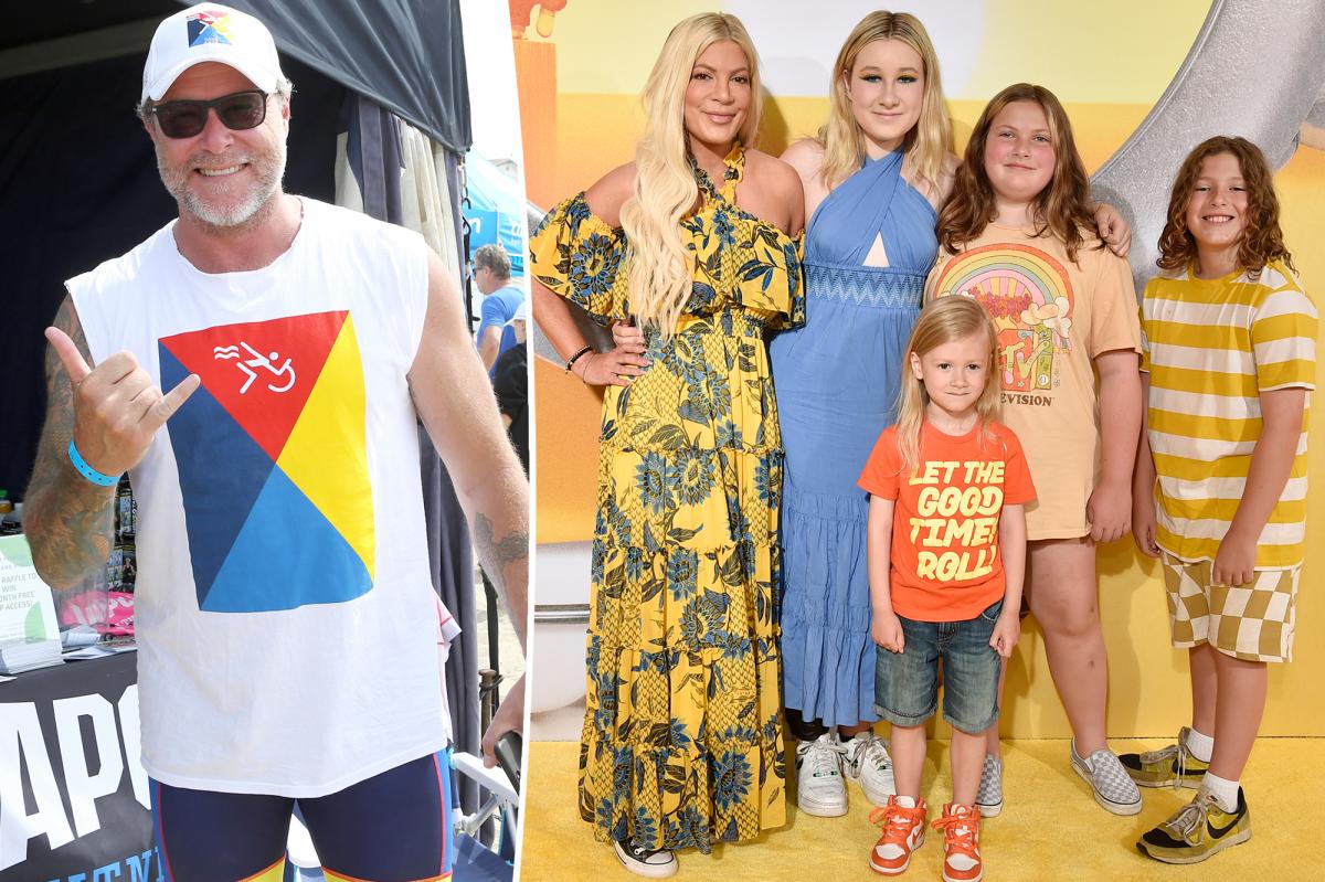Tori Spelling describes 'co-parenting' with Dean McDermott