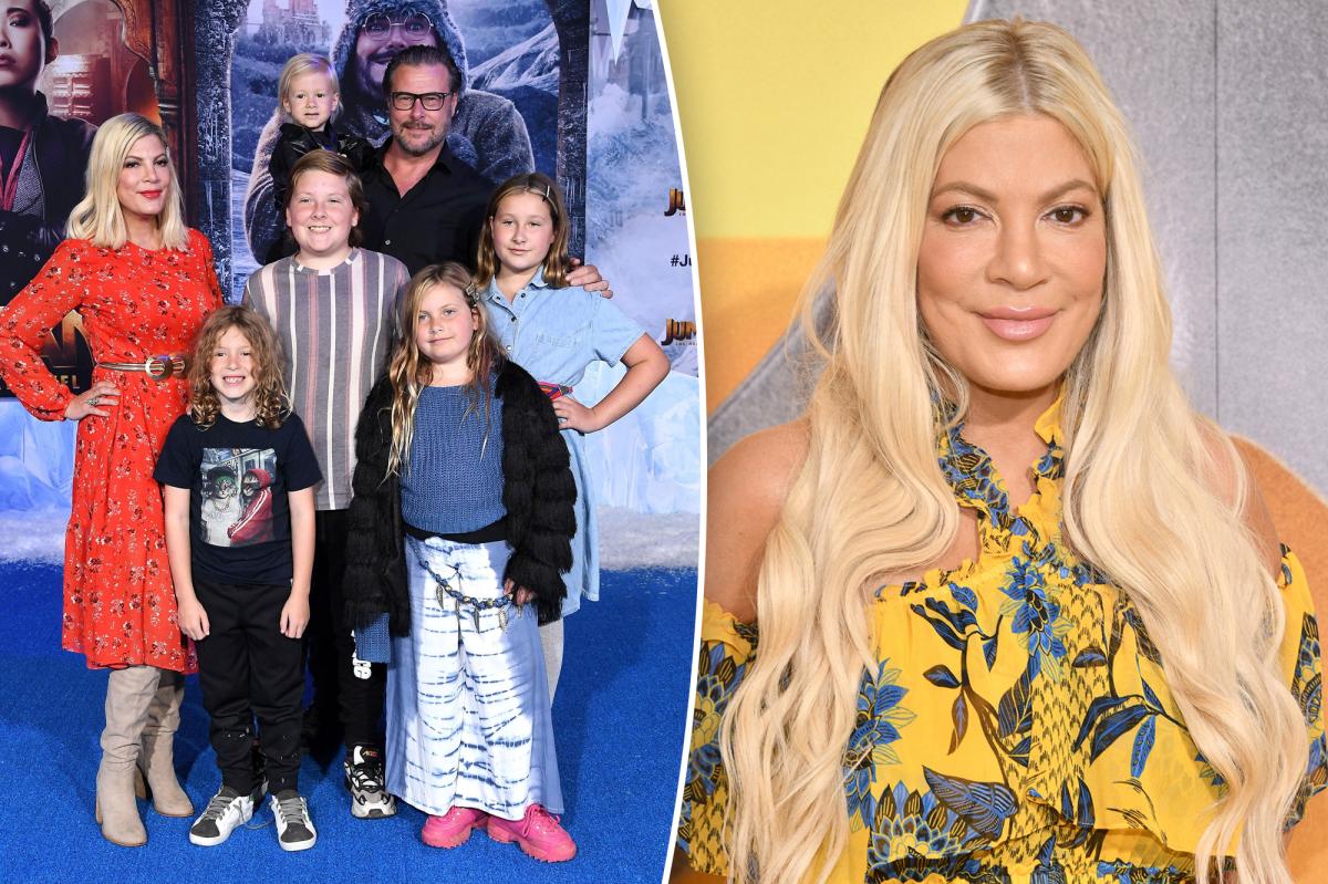Tori Spelling says her child was 'bullied' on the first day of school